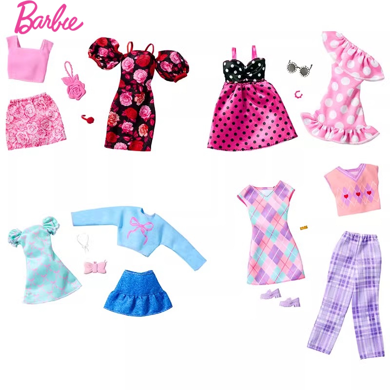 Assorted Set Of Original Fashi - đánh giá và giá Mattel Toy Barbie
