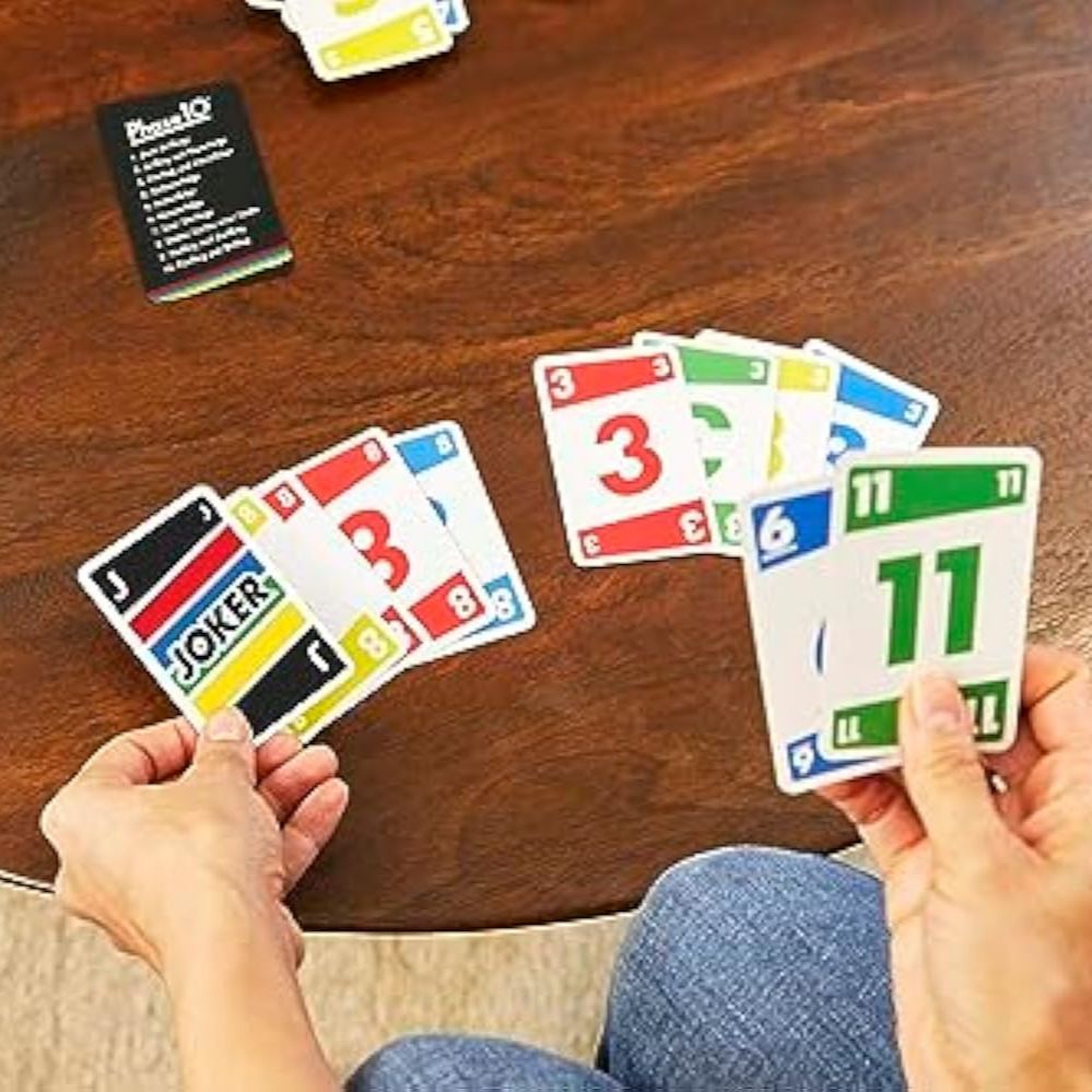 Phase 10 Card Game Mattel Fami - đánh giá và giá Strategy Board Game